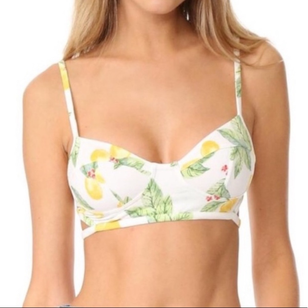 FREE PEOPLE Winona Lily Combo Lemon Soft Bra Bralette